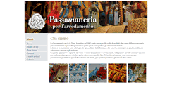 Desktop Screenshot of passamanerieroma.com