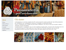 Tablet Screenshot of passamanerieroma.com